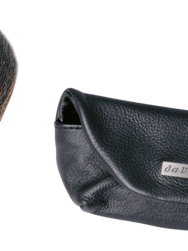 Kabuki pudderbørste med læderetui, ekstra fine gedehår for engroshandel hos da Vinci Künstlerpinselfabrik DEFET GmbH