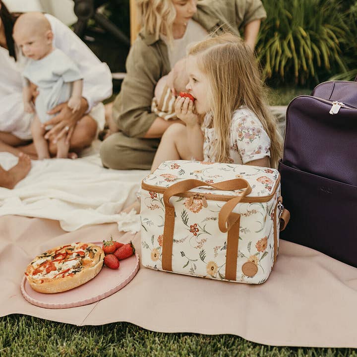OiOi - Wholesale Lunch bag/box - Maxi Insulated Lunch Bag - Wildflower1