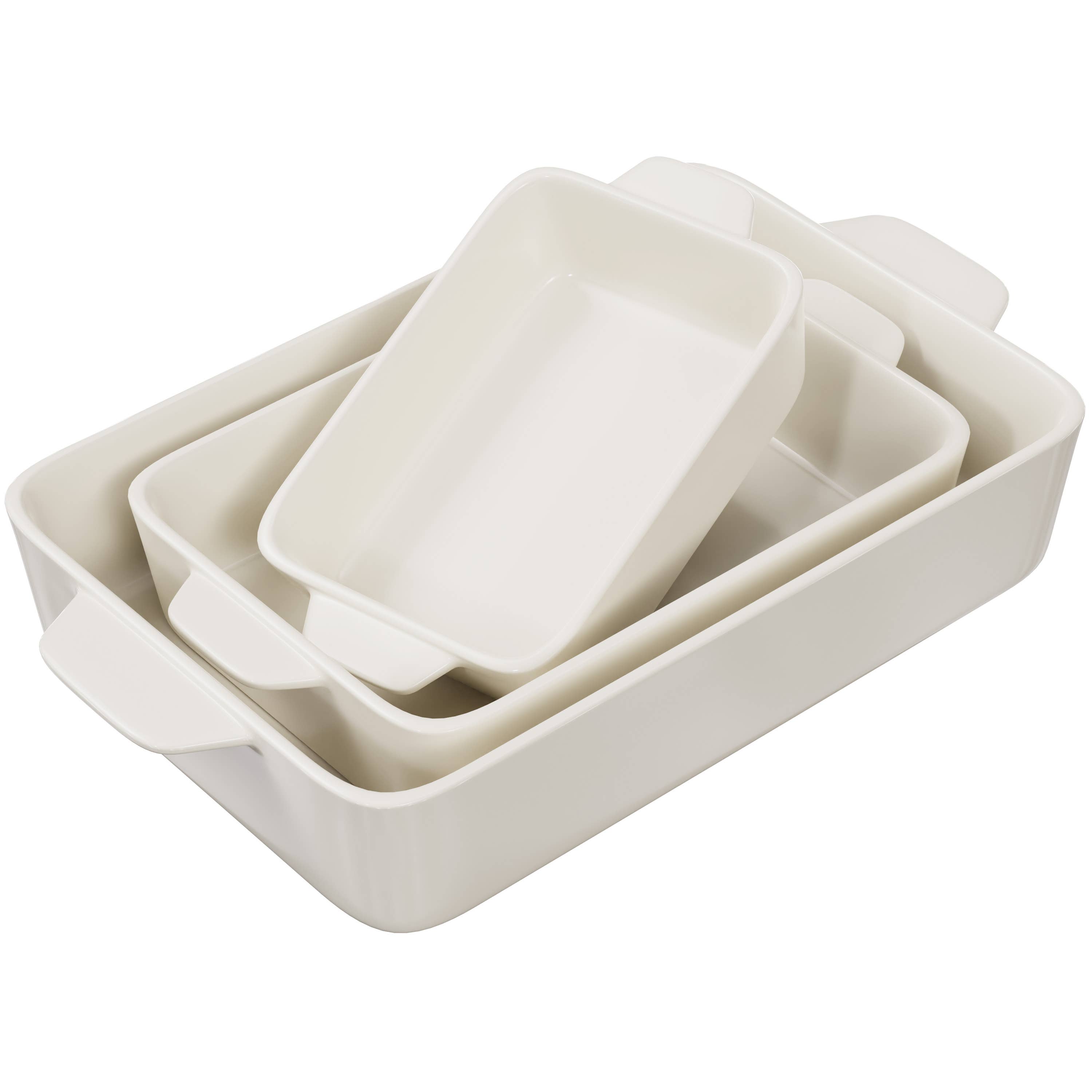 Kook - Wholesale Baking Dish - Kook Ceramic Baking Dishes, Small, Medium, Large, Set of 34