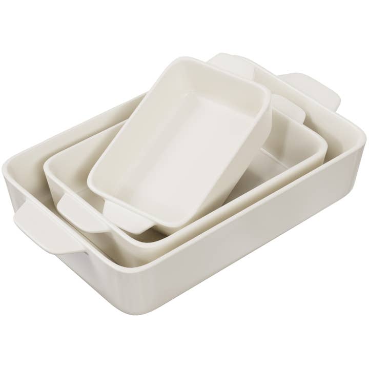 Kook - Wholesale Baking Dish - Kook Ceramic Baking Dishes, Small, Medium, Large, Set of 34