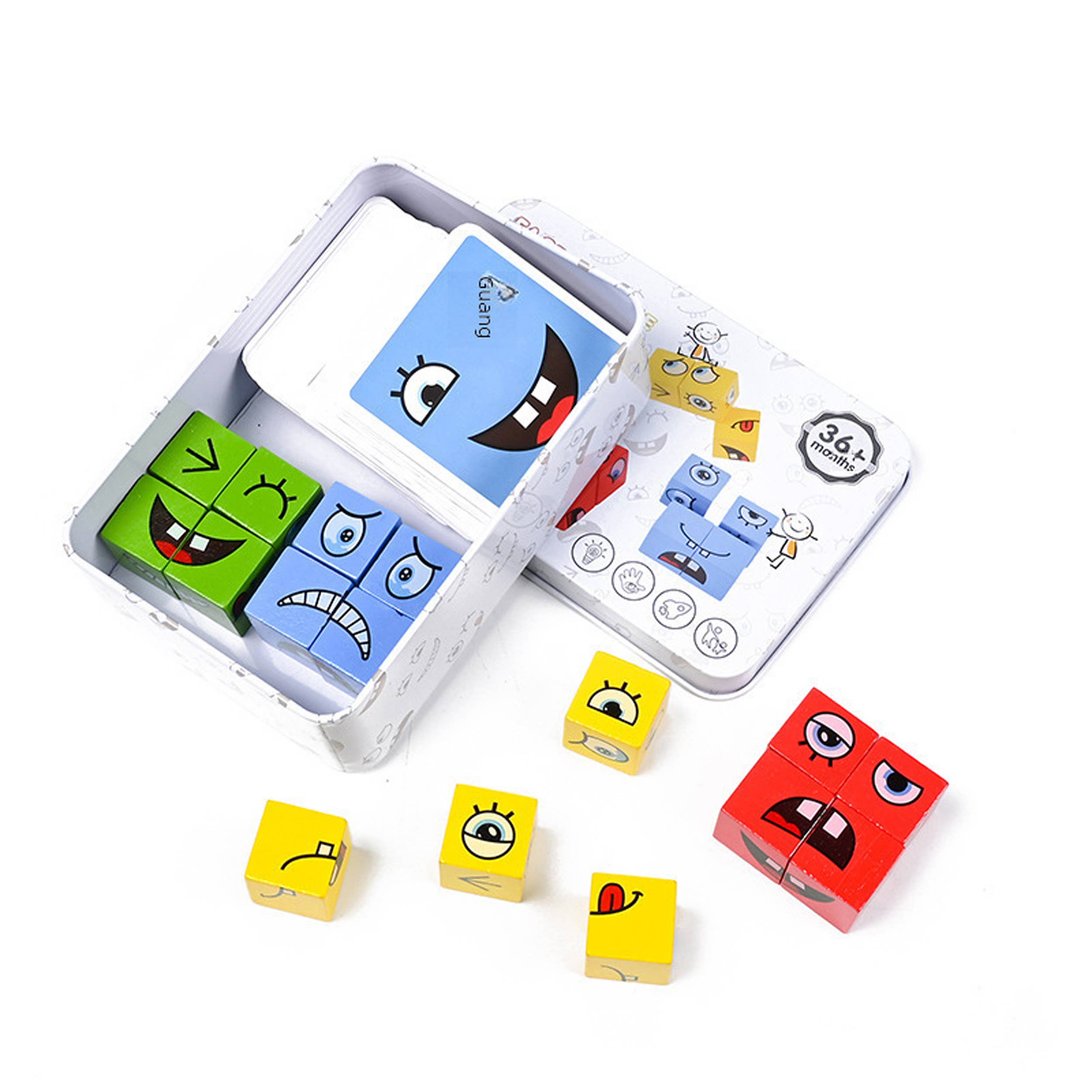 Pagdee Kids Juniors - Wholesale Blocks - Kids Baby - Holiday Décor Face Changing Cube Building Blocks Toys4