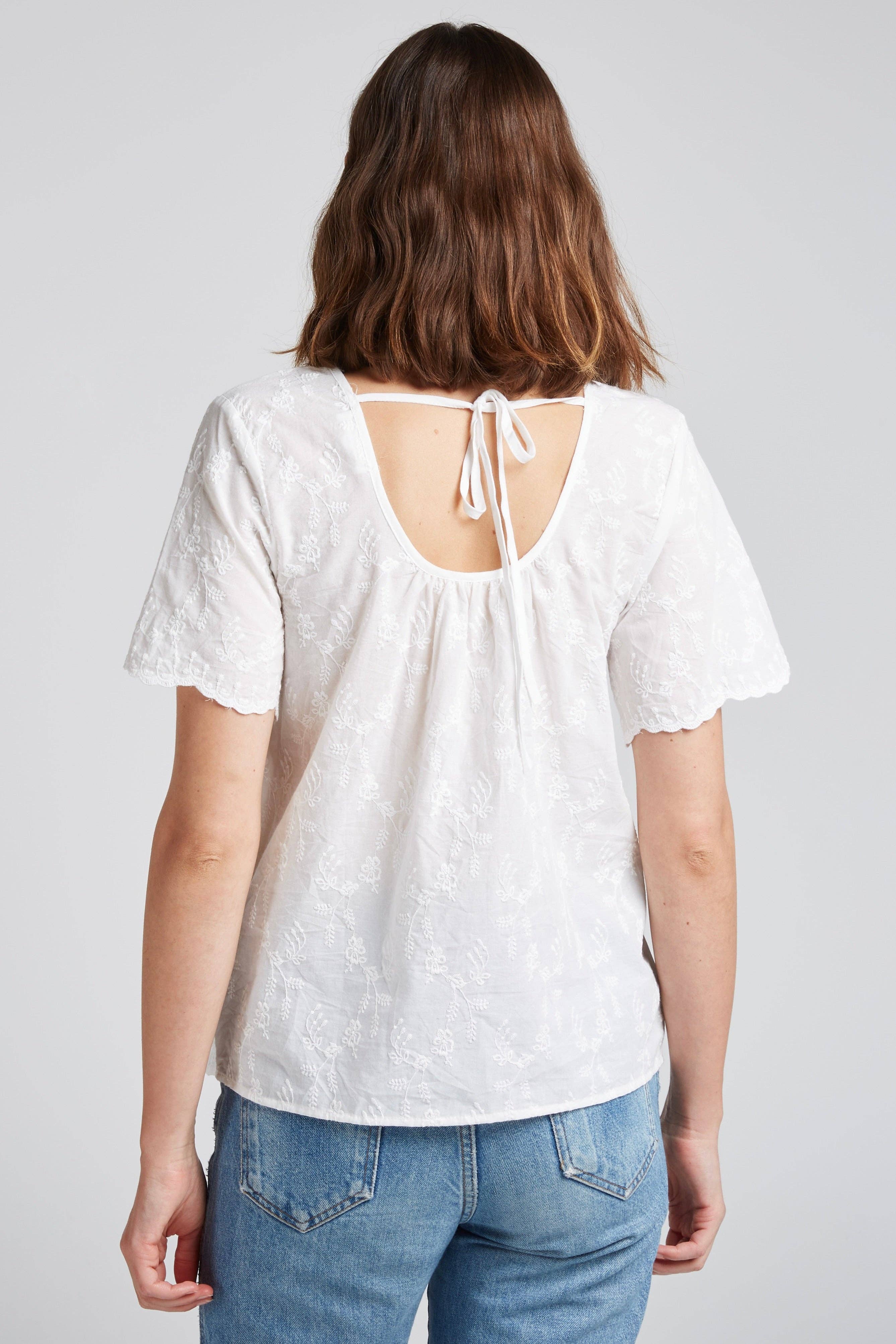 Andy & Lucy - Wholesale Blouse - Women's - FLAMINE - Floral cotton blouse11