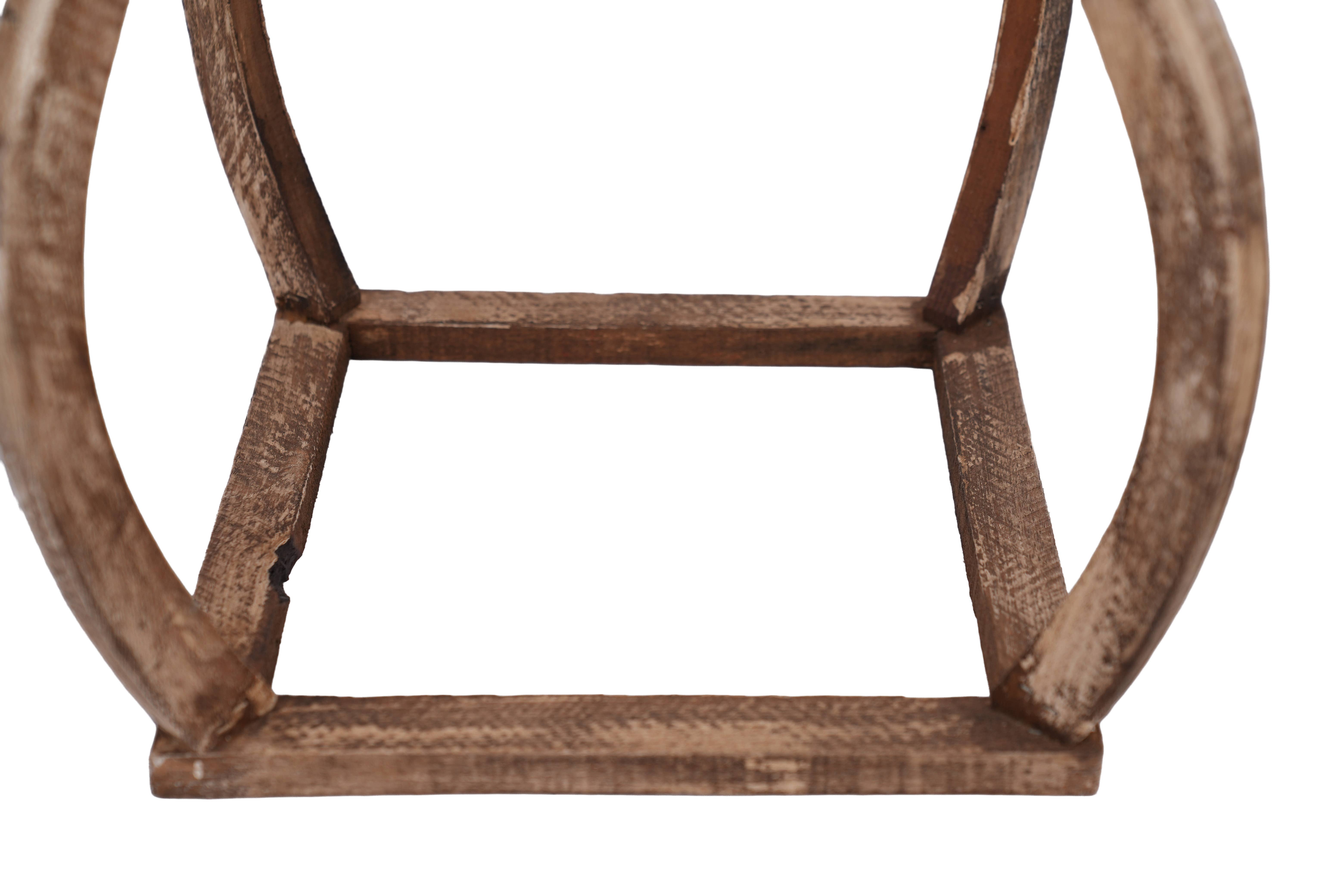 My Amigos Imports - Wholesale Lantern - Globe Farmhouse Wood Lantern-Home Decor-12x12x25 inches-NEW5