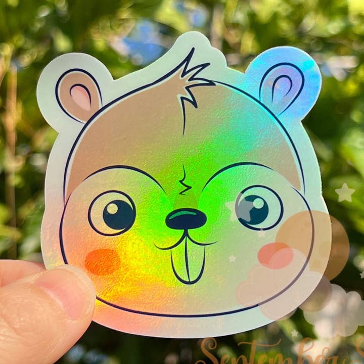 Chipmunk Sticker | Waterproof Sticker | Hydro Sticker | Wate for wholesale by September Sky Stickers