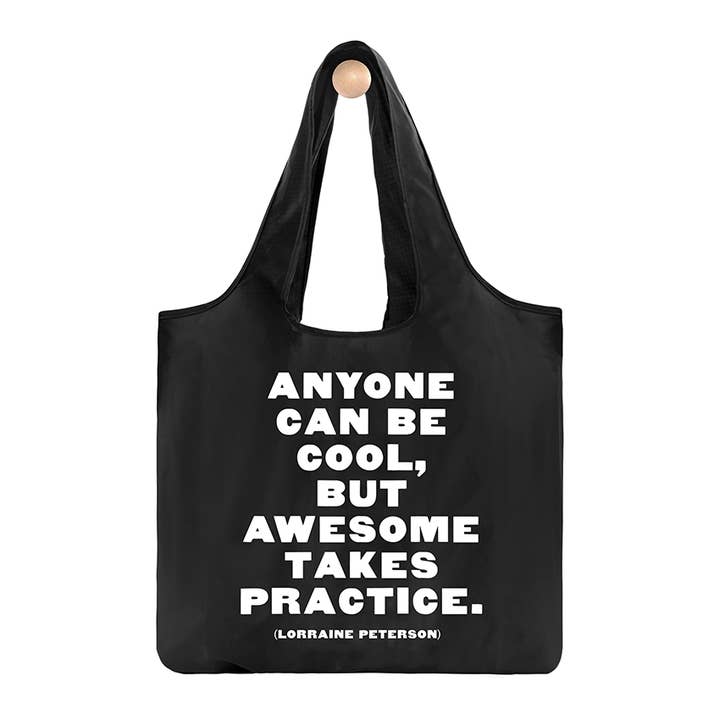Fold-Up Bags - BG229 - Anyone Can Be Cool (L. Peterson) for wholesale by Quotable