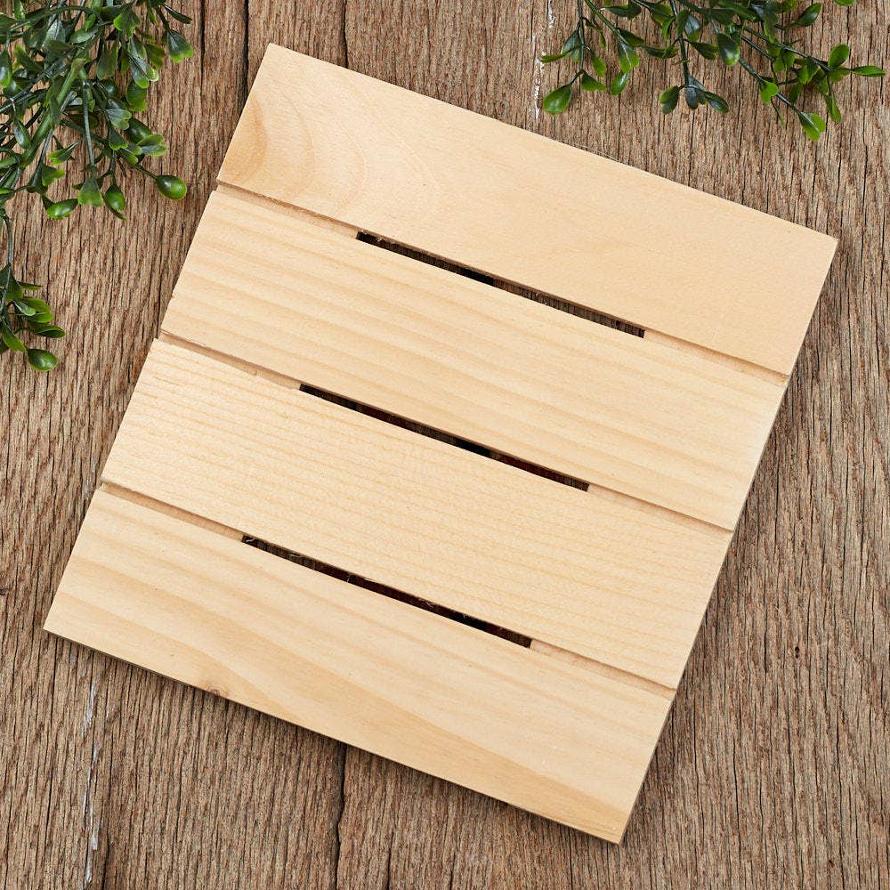 Factory Direct Craft – wholesale Sign – 8-1/2" x 8" -  Unfinished Wood Pallet Sign 0