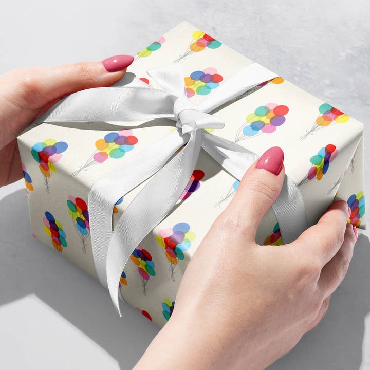 Jillson & Roberts - Wholesale Wrapping Paper Roll - Wrap - Rolls Bunch of Balloons