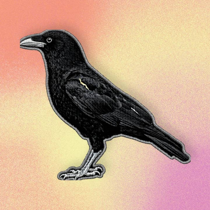 Crow iron-on Patch for wholesale by Goodordering