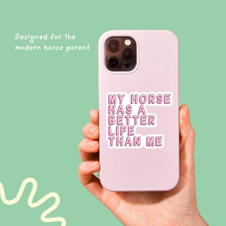 Five Dot Post - Wholesale Sticker - Horse Parent Vinyl Sticker Pack – Set of 6 Horse Owner Stickers2