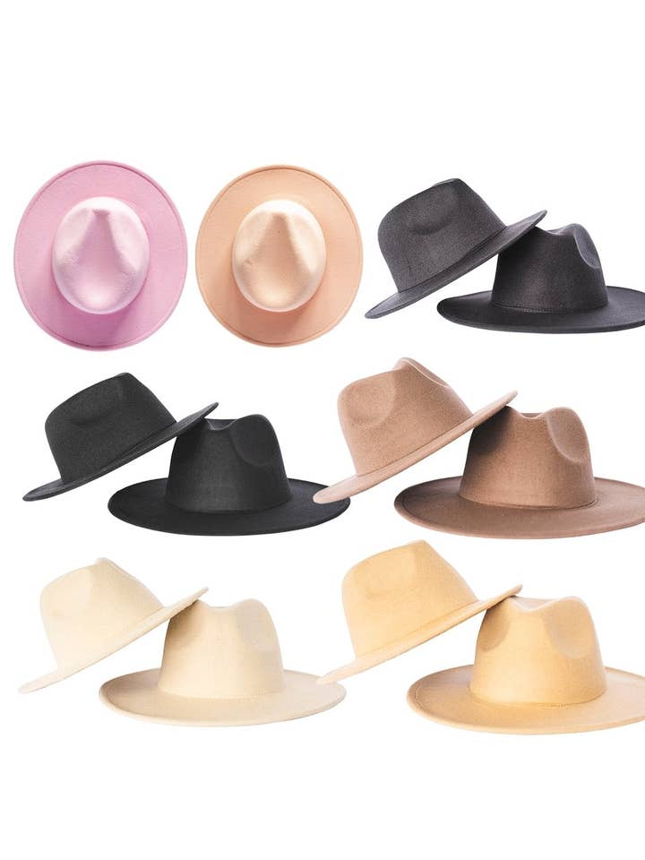 Bailey's Blossoms - Wholesale Mommy & Me Sets - Mommy and Me Bordeaux Flat Brim Hats