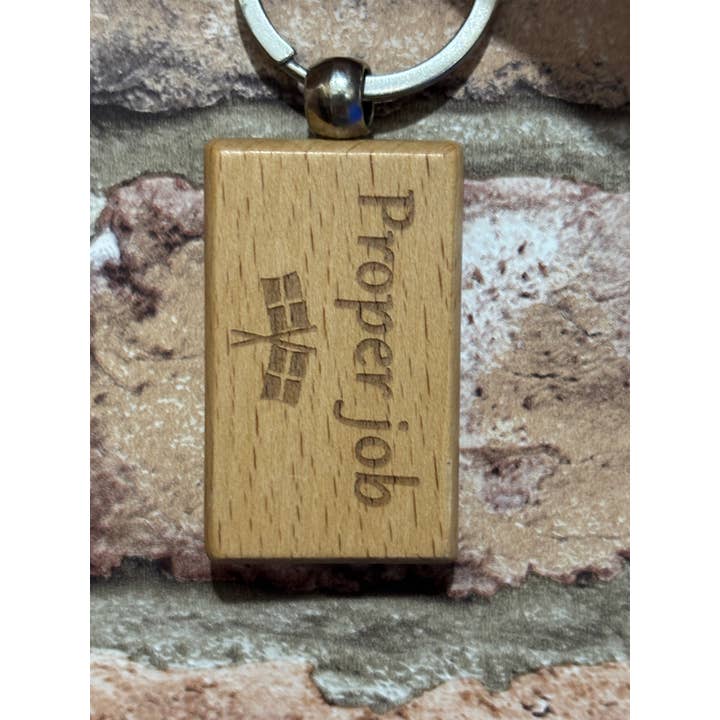mayos makers – wholesale Keychain – Unisex – Personalised Wooden Keyring - Solid Wood Custom Engraved Key Ring10