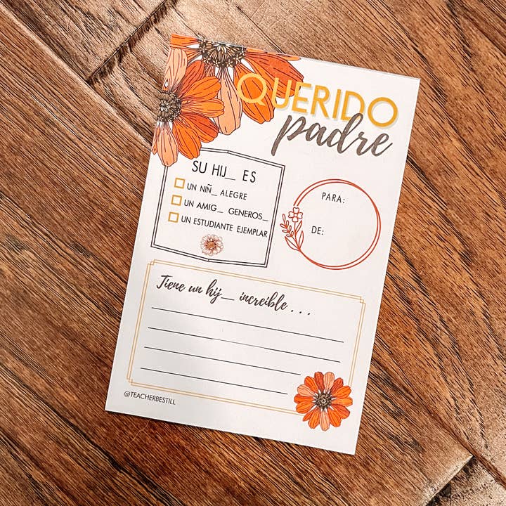 Hey Parent Notepad - Spanish Version for wholesale by The Educators Mercantile by Teacher, Be Still