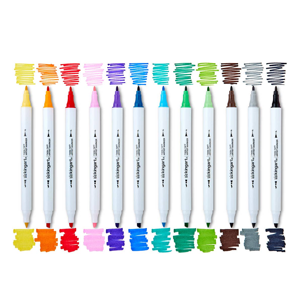 KINGART - Wholesale Marker - Twin-Tip™ Alcohol Markers 60 Colors5