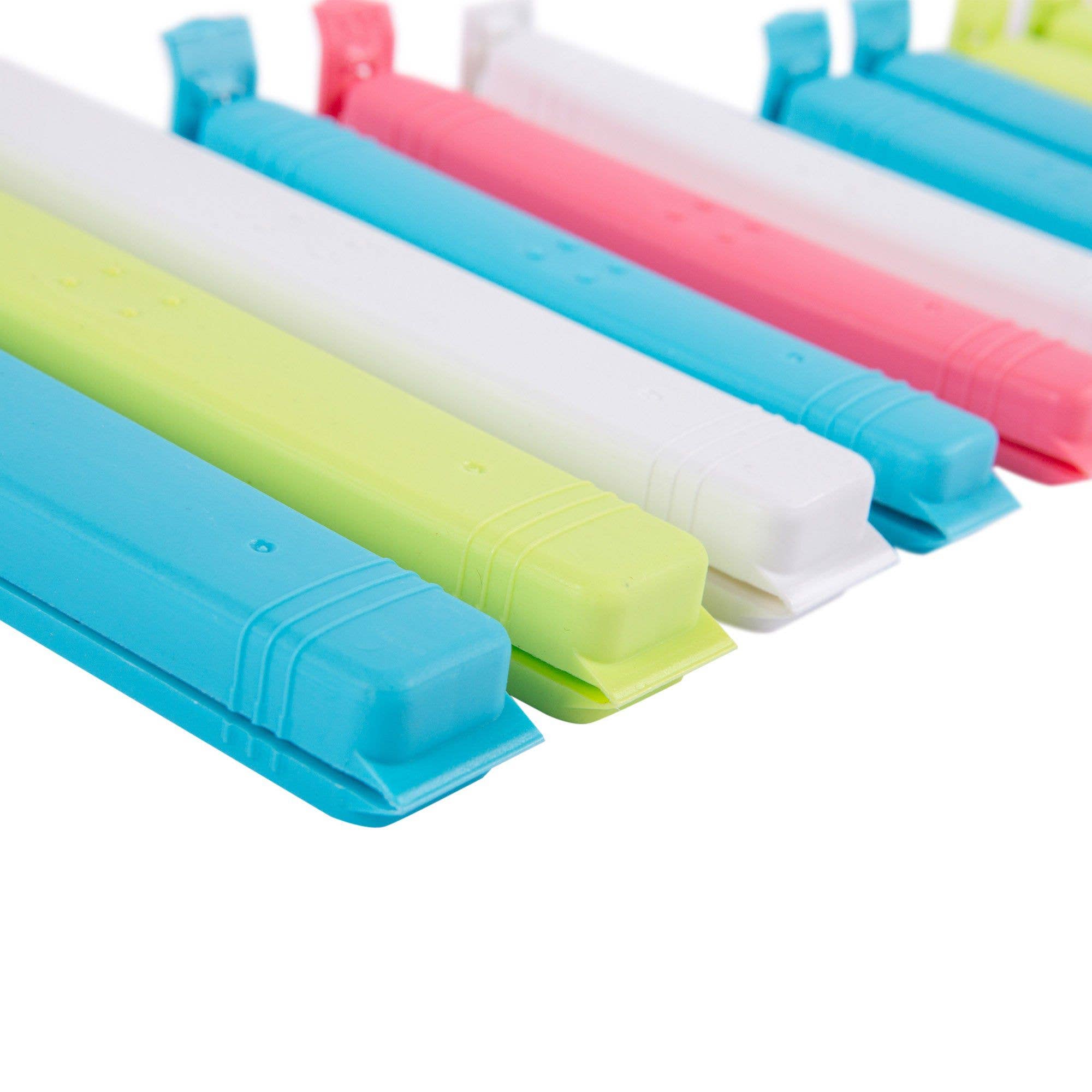 Rinkit Ltd – wholesale Kitchen tool/gadget – 18pc Multicolour Plastic Food Bag Clips Set - 4 Sizes - By Ashley1