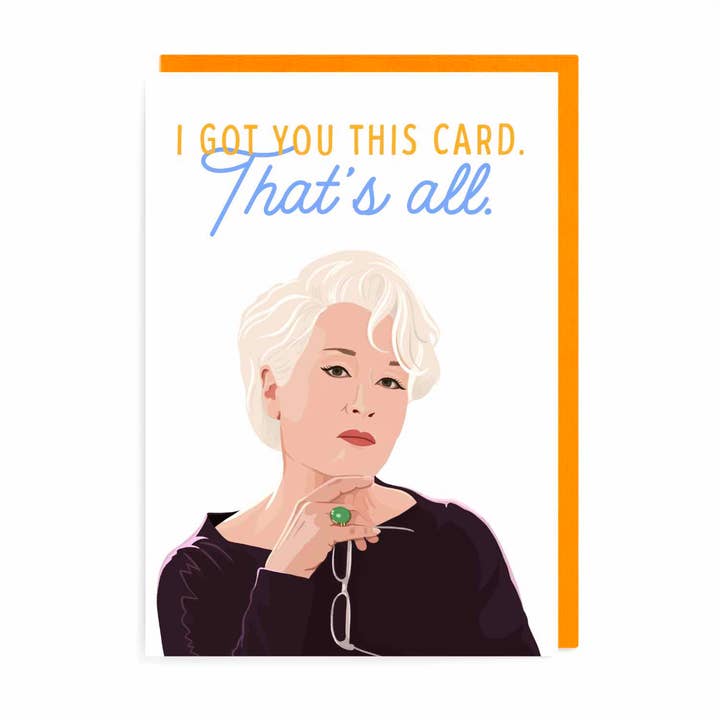 That's All Card | The Devil Wears Prada Card for wholesale by URGHH Card Co.