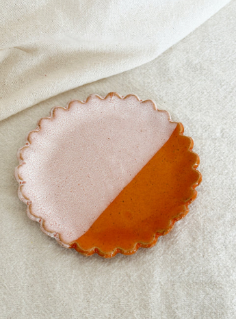 Frankie Ceramics - Wholesale Jewelry Dish - Scallop Trinket Dish 2