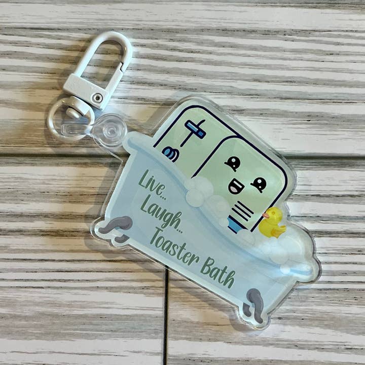 Brødrister Bad, Akryl Charm for engroshandel hos Graceful Darkness, LLC