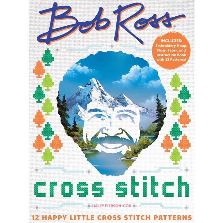 Bob Ross Point de Croix : 12 Joyeux Petits Modèles de Point de Croix pour la vente par Microcosm Publishing & Distribution