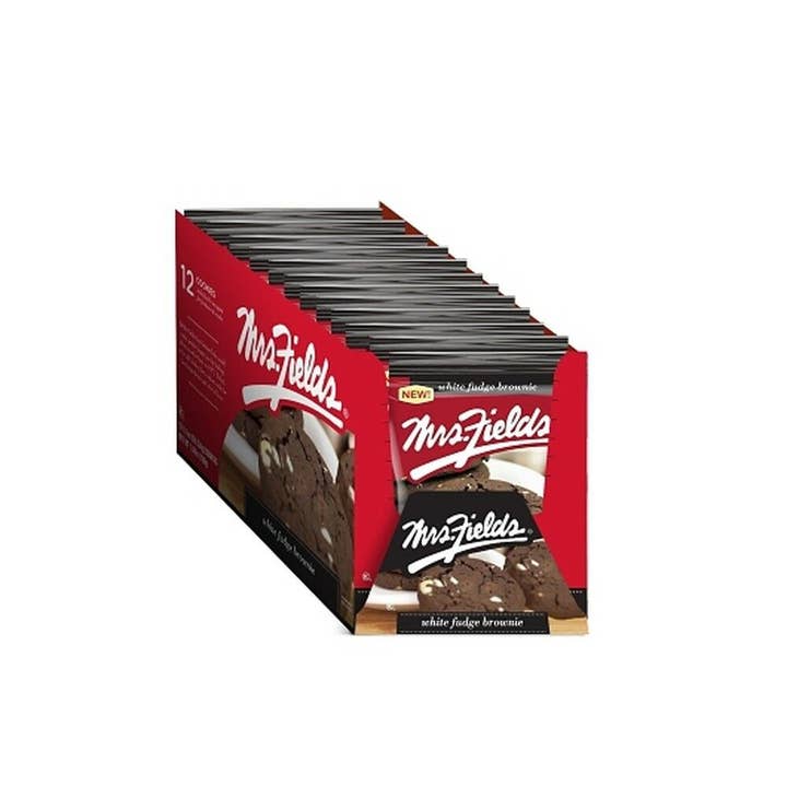 Bolachas de Brownie com Cobertura Branca Ms Fields 59,5 g 12 un por atacado de Long Island Candy Factory