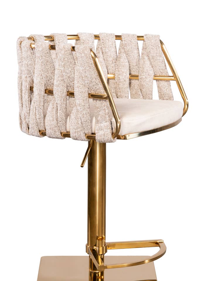 Milano justerbar svängbar disk stol stol avstängd vit för wholesale av Statements by J