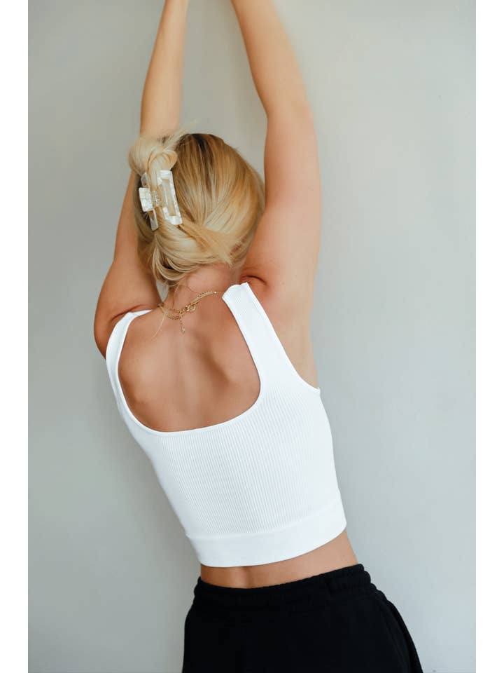 RMDL - Wholesale Tank top – Women′s - Cropped Square-Neck Tank1