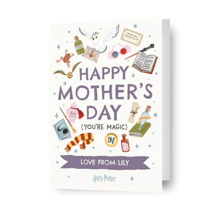 Harry Potter 'You're Magic' Mother's Day Card for wholesale by Danilo Promotions Ltd