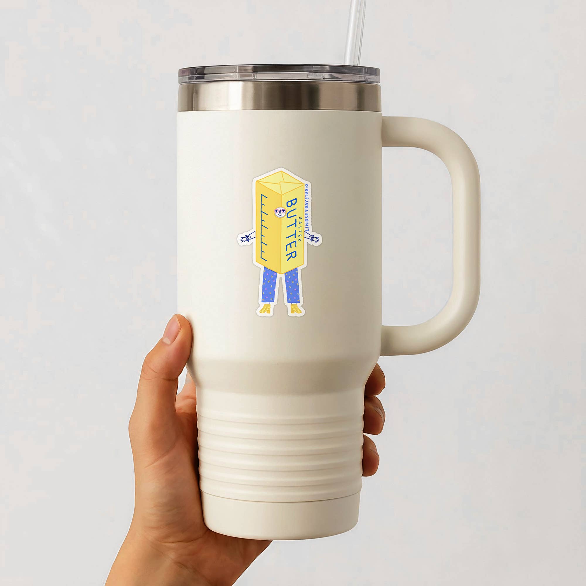 Lindsey Day Studio - Wholesale Sticker - Butter Barb Sticker, Funny Sticker, Food Sticker4