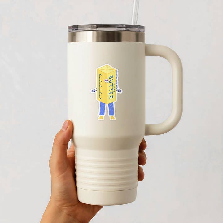 Lindsey Day Studio - Wholesale Sticker - Butter Barb Sticker, Funny Sticker, Food Sticker4