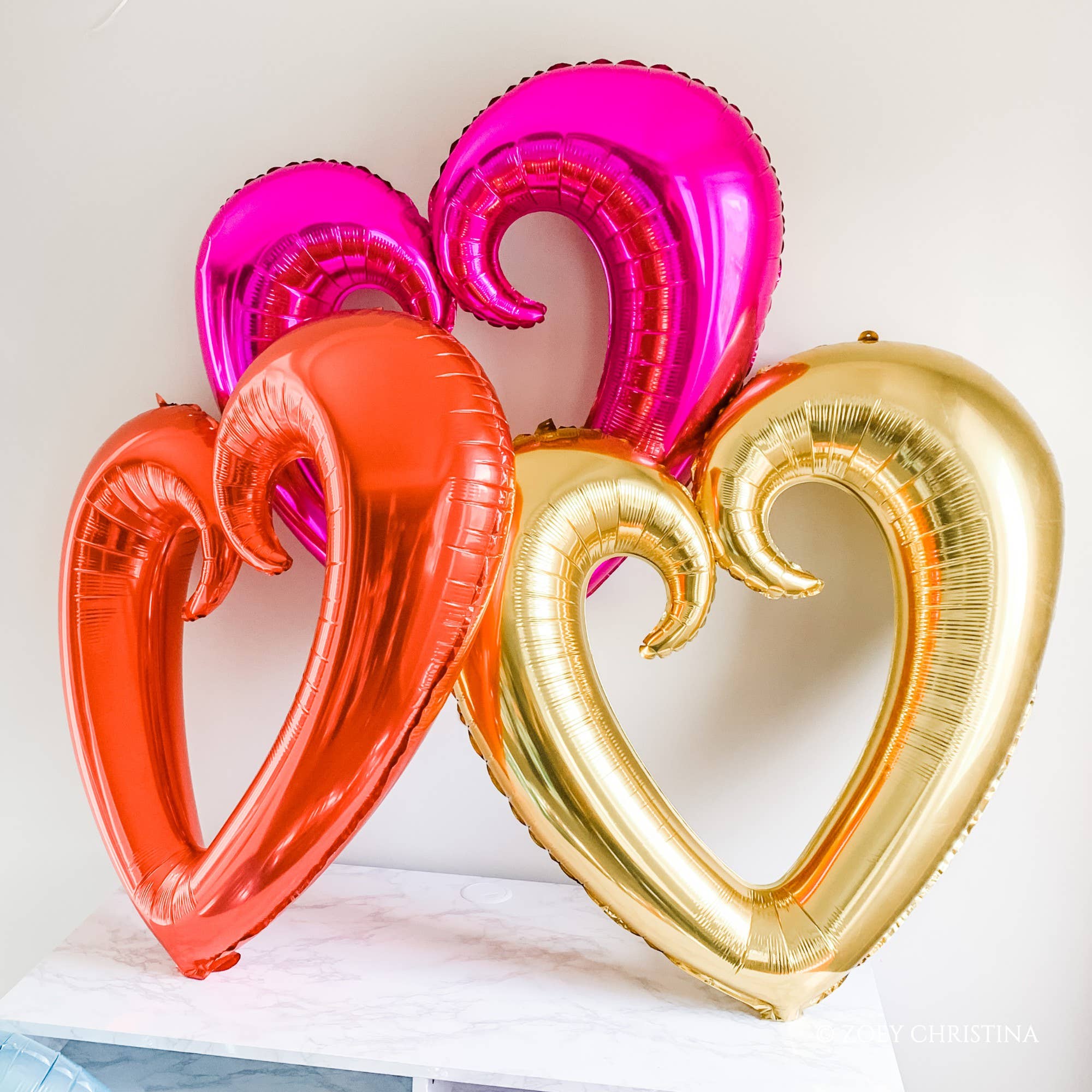 Zoey Christina - Wholesale Balloon - Jumbo Open Heart Shaped Balloon4