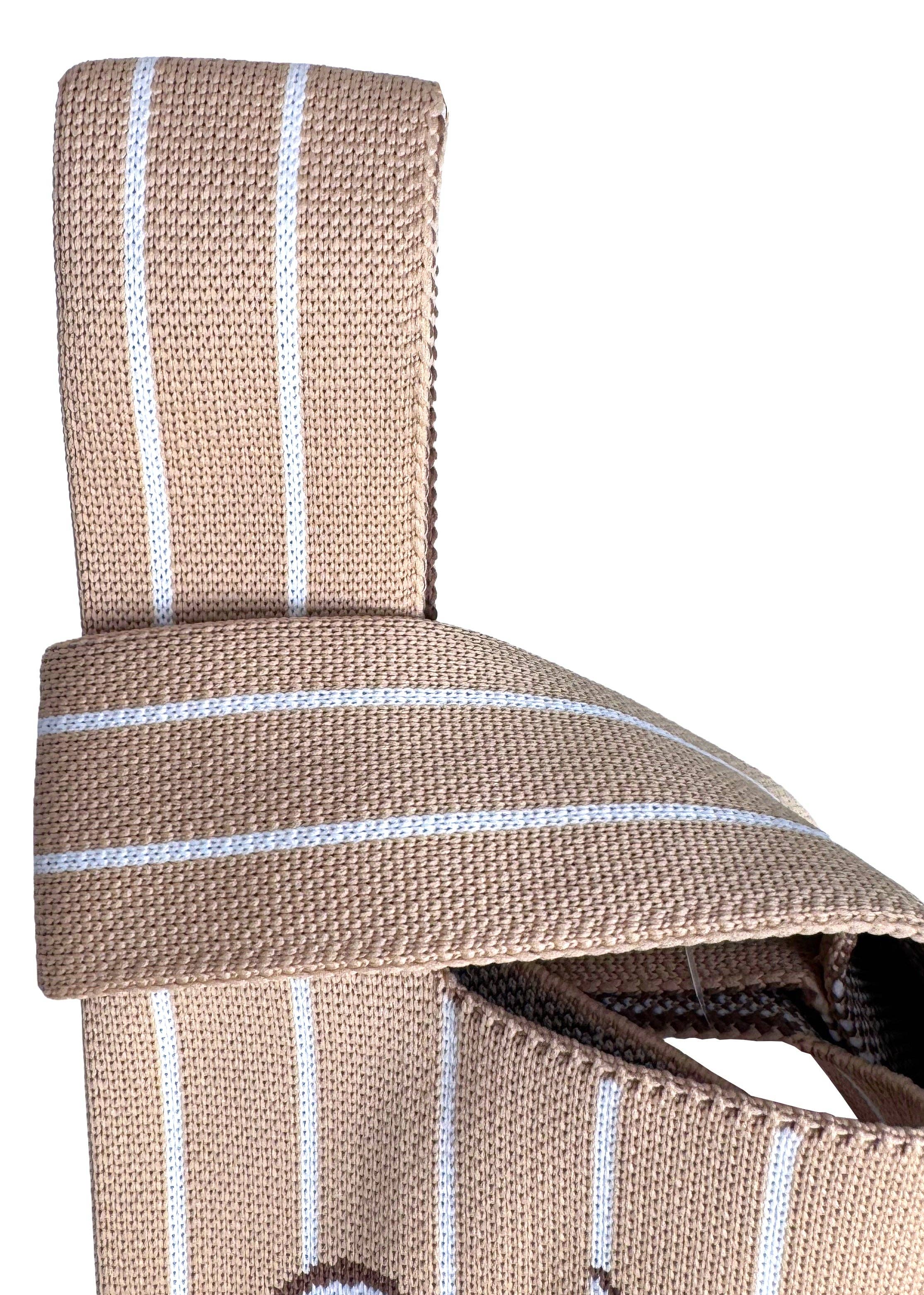 LASR – wholesale Tote bag – Women's – Peanuts Snoopy and Friend Knitted Baggu Brown Mini Tote5