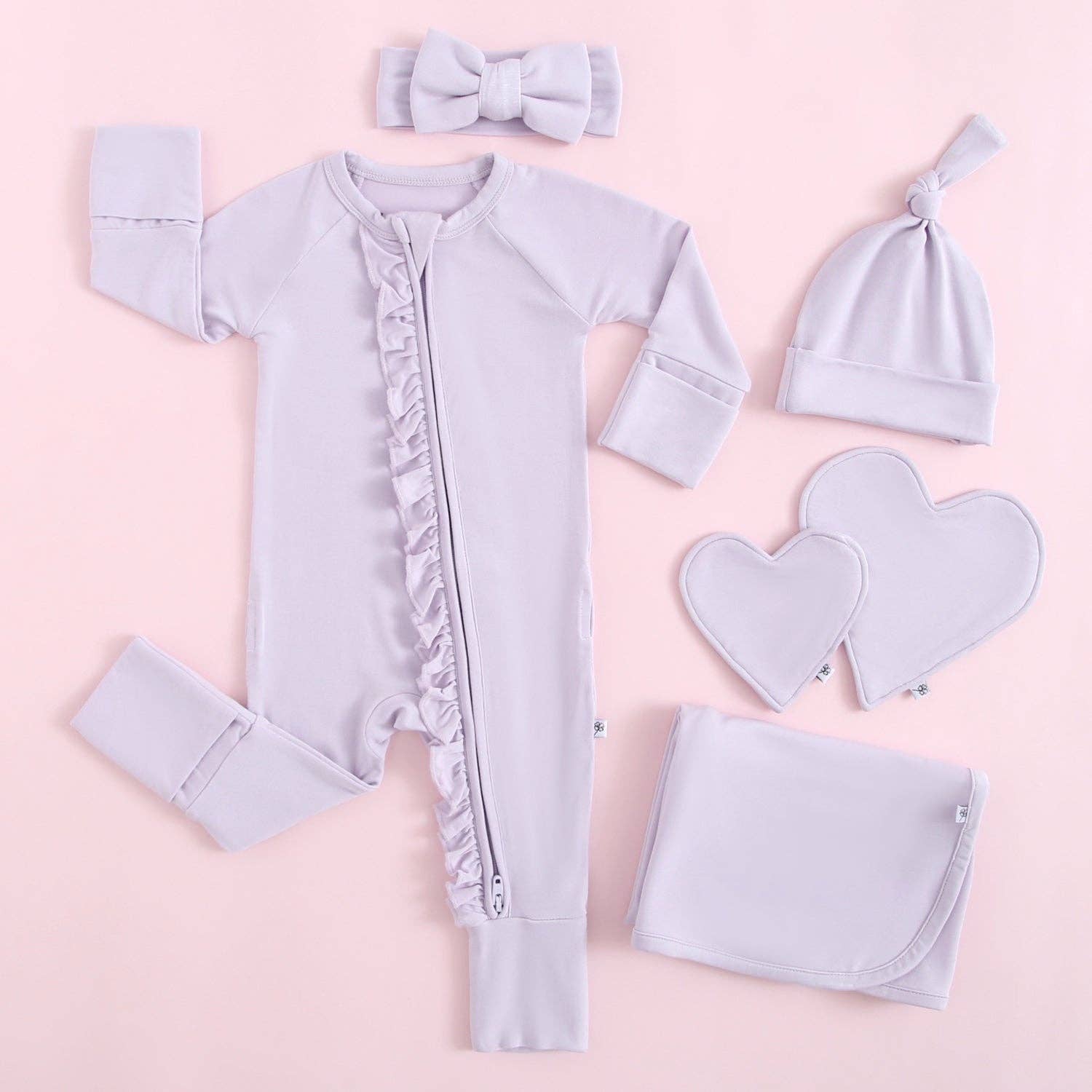 Luxie Charm - Wholesale Jumpsuit - Baby - Ruffled Zippered Baby Romper for NICU & Preemies8