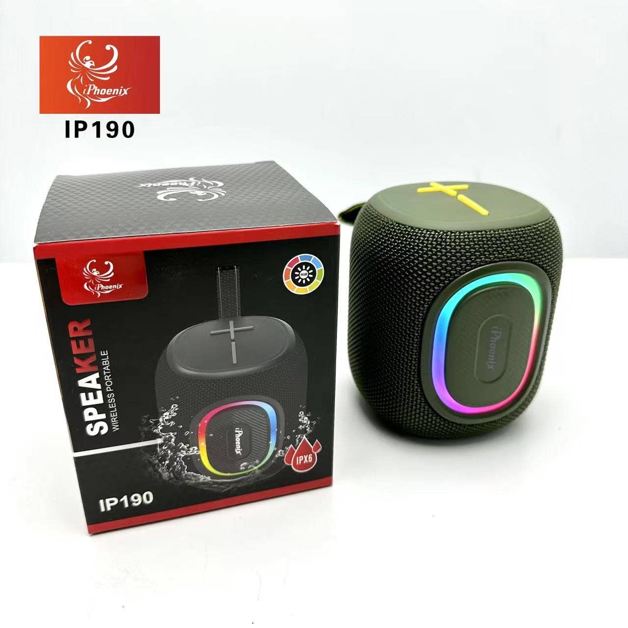 iPhoenix Technology Corporation - Wholesale Speakers - IP-190 Bluetooth Speaker Radio IPX6 WaterProof/Rechargeable 35