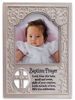 8 1/2" Photo Frame - Baptism for wholesale by H.J. SHERMAN COMPANY, INC.