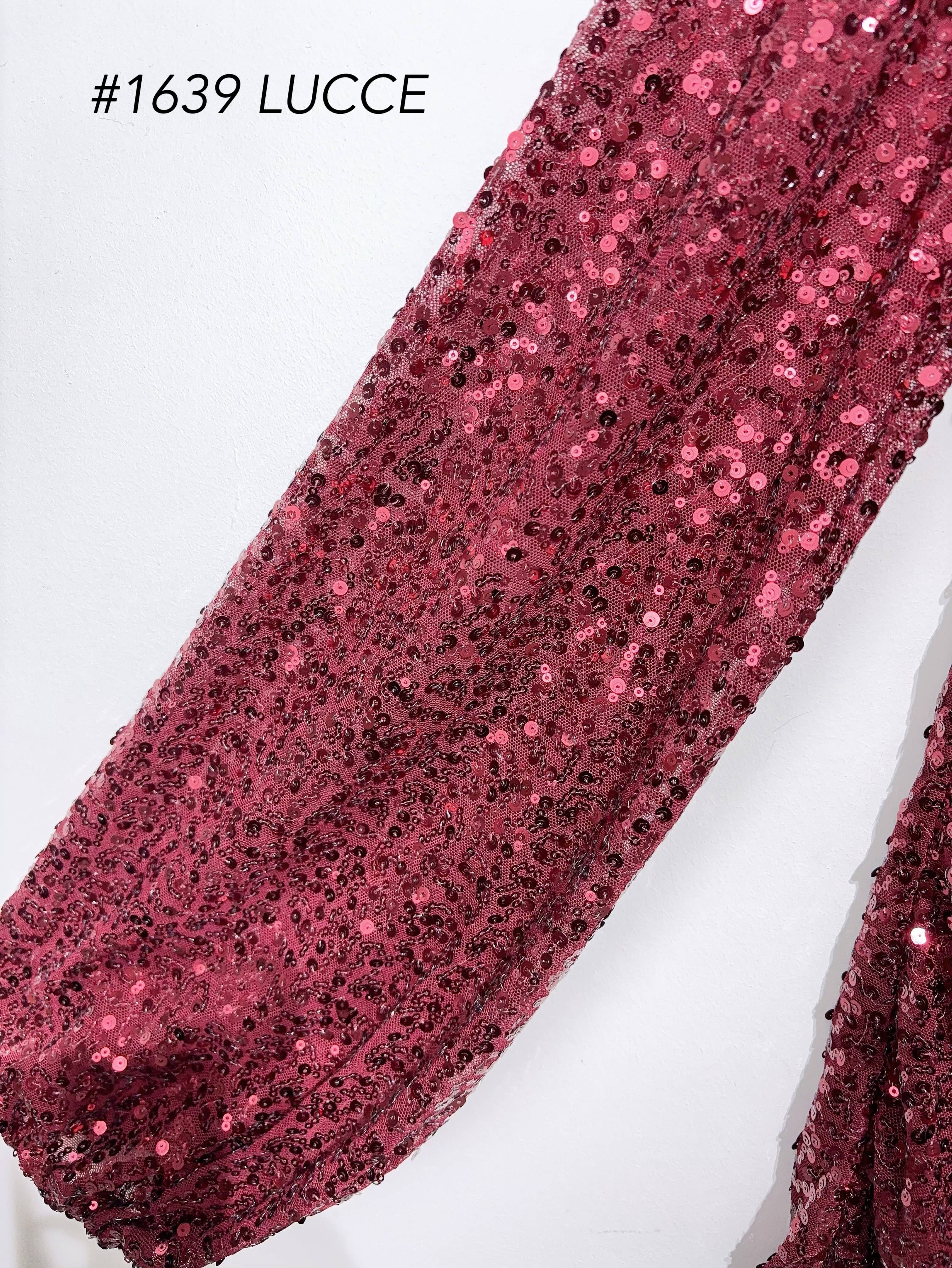 LUCCE – Großhandel Kleid – Damen – Langärmliges Paillettenkleid - 16394