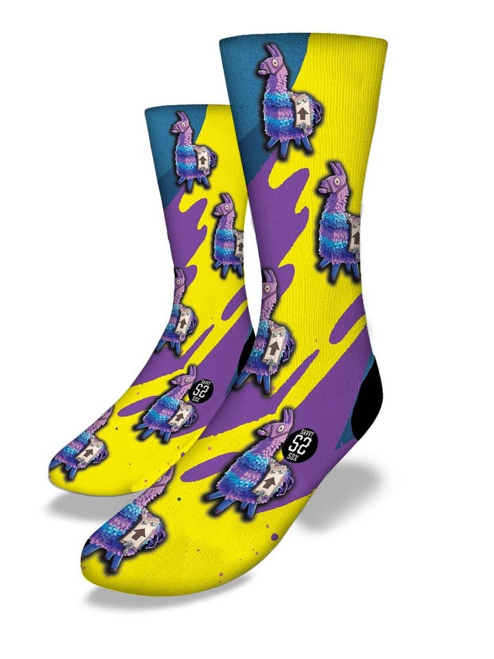 Savvy Sox – Engroshandel Strømper - Unisex – Fortnite lama sokker0