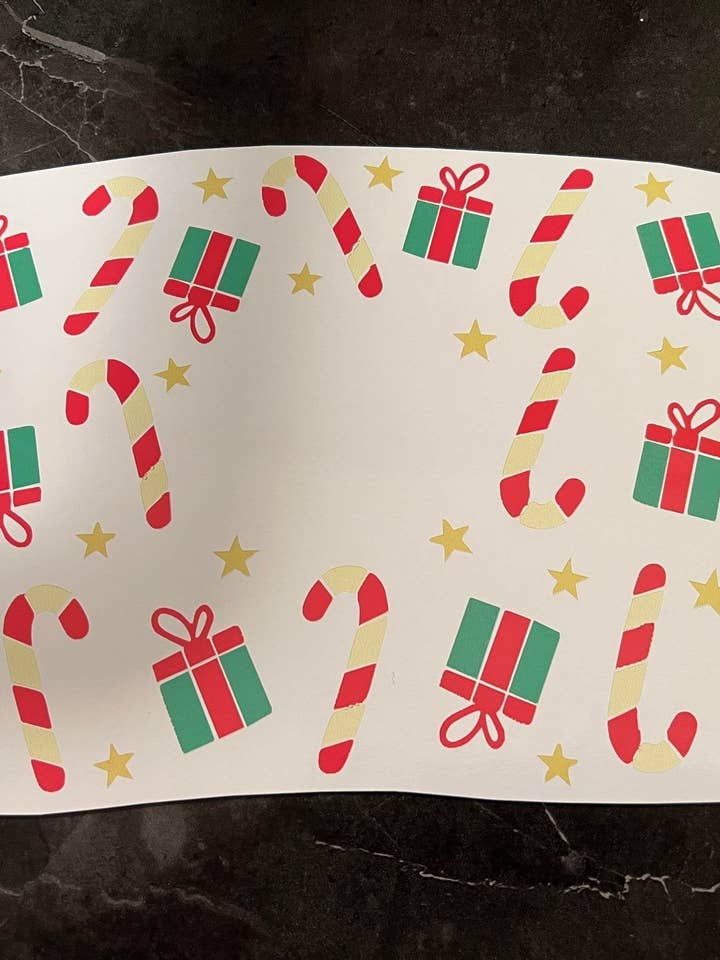 Nuvarande Jultema Kall Cup Wrap för wholesale av The Crazy Craft Girl LLC