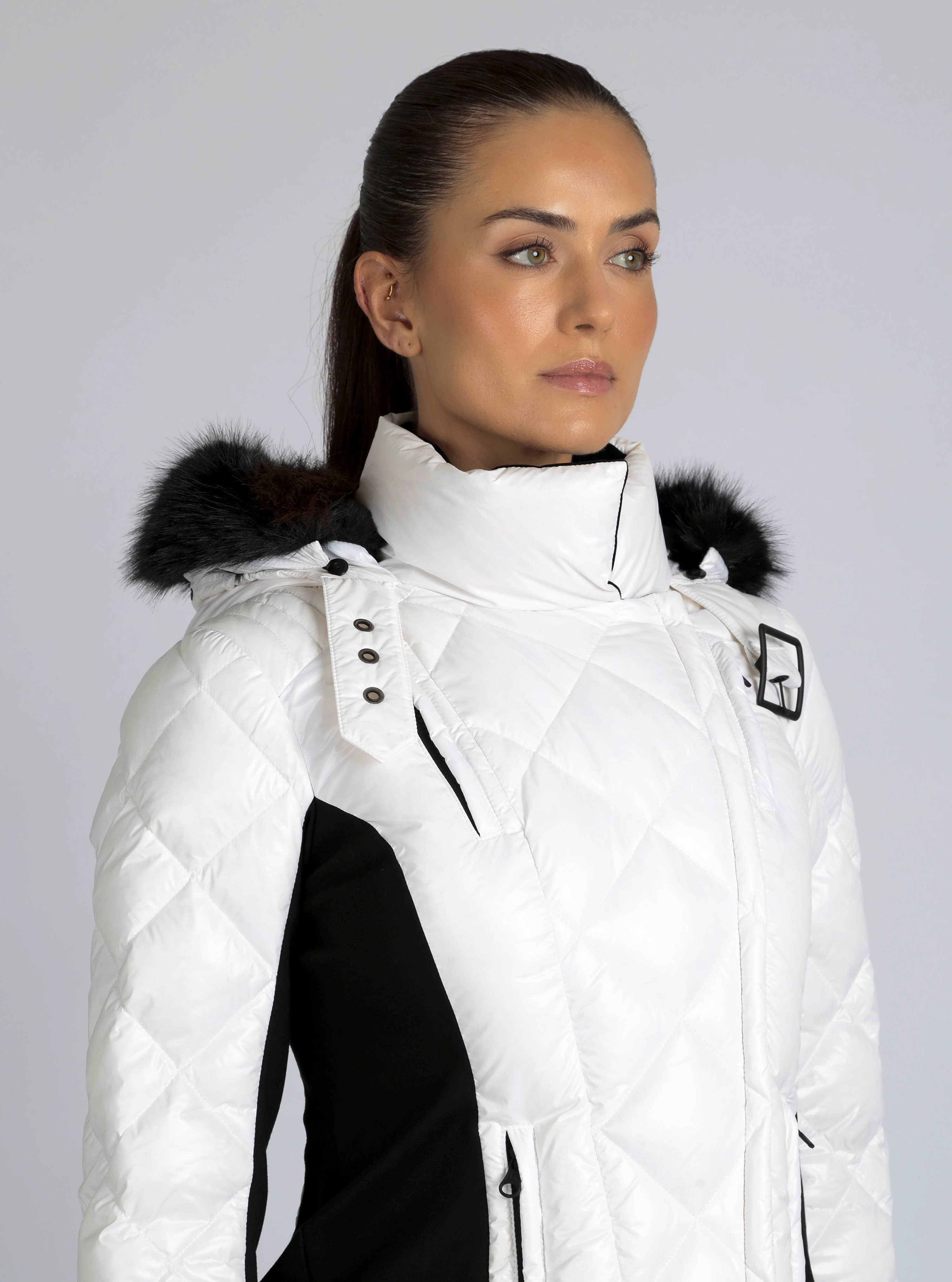 Blanc Noir - Wholesale Puffer Jacket - Women's - Jet Setter Jacket JLS13