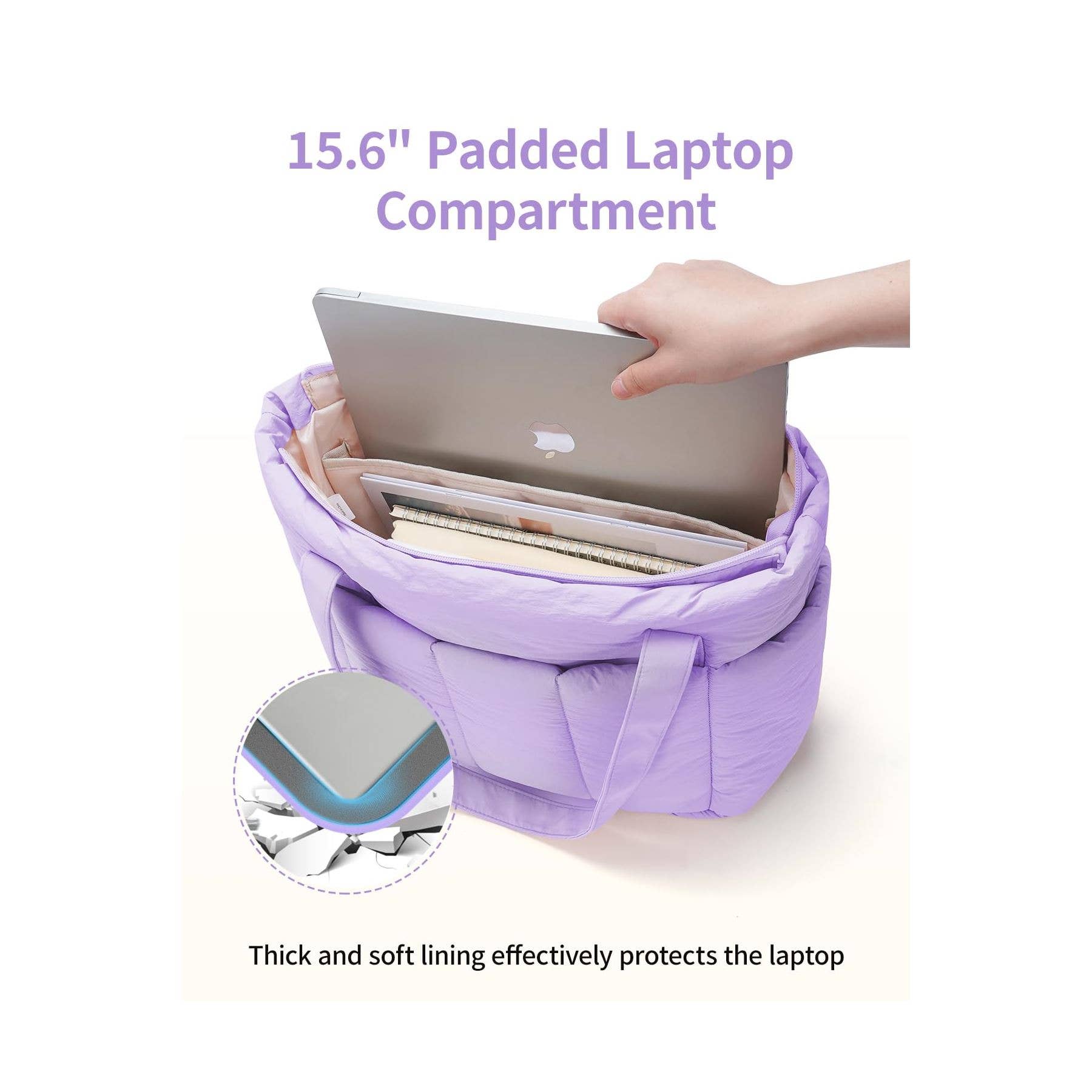 NARWEY INC - Vendita all'ingrosso Borsa tote - Donna - Borsa da viaggio Narwey Puffer per donne, adatta come bagaglio a mano.2