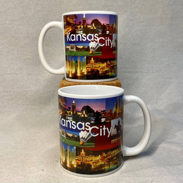 Tasse „Kansas City Collage“ für den Großhandel von Avery Postcards and Gifts