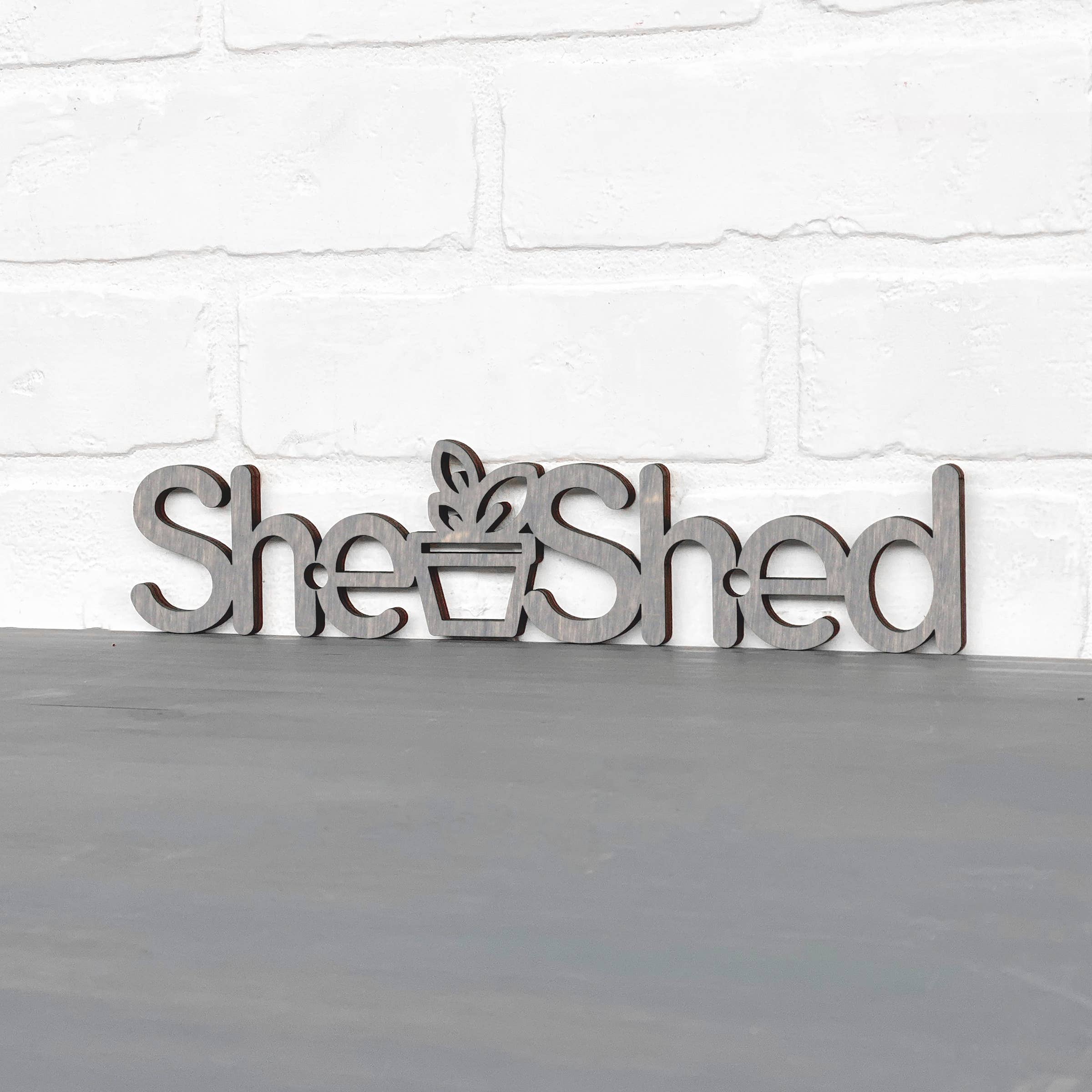 Spunky Fluff - Wholesale Wall Sign - She Shed Women's Wood Garden Shed Sign15