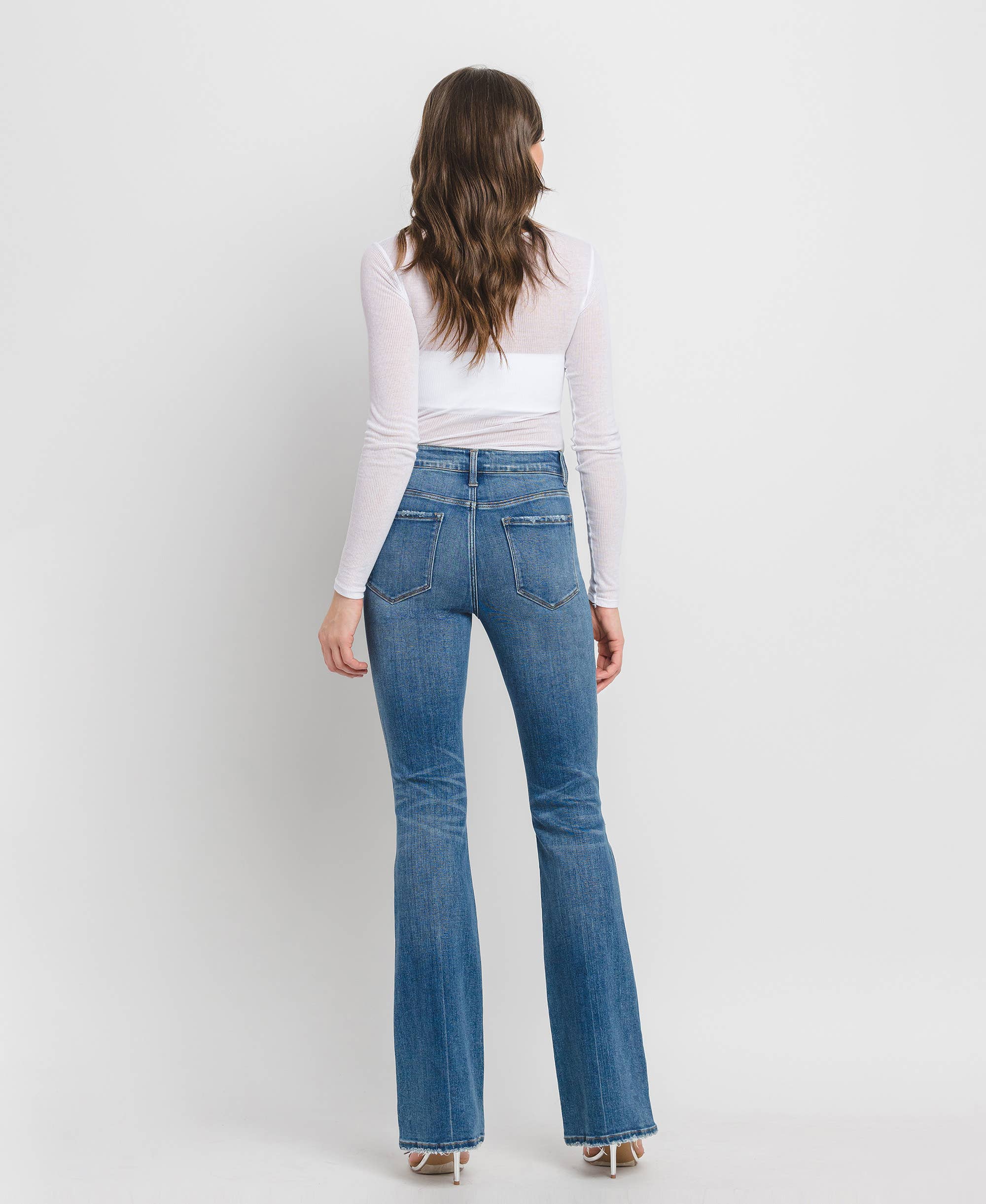 ERR FREE HIGH RISE FULL LENGTH BOOTCUT JEANS F5099 for wholesale on Faire6