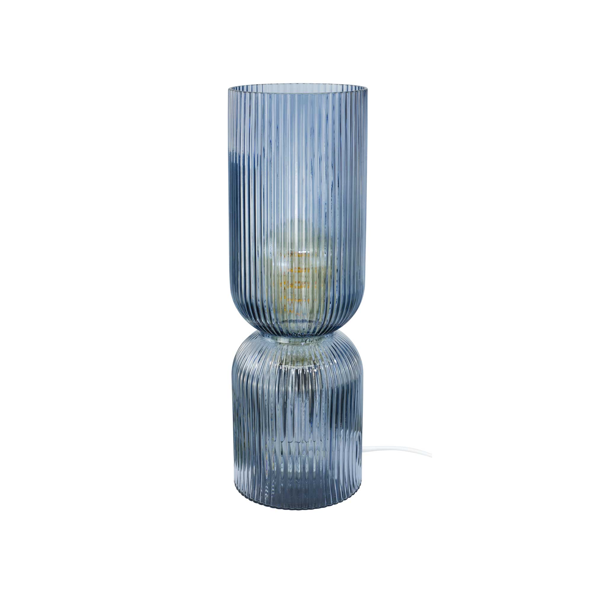 C-Création – Großhandel Stehlampen – Charmy farbige Tischlampe aus geriffeltem Glas26