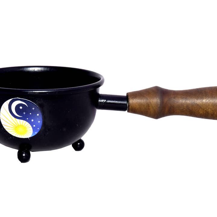 Pote de manchas de metal (3 in.) - Sun & Moon por atacado de Designs by Deekay Inc.