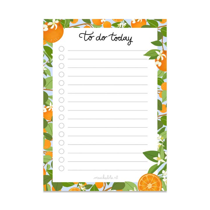 Notepad/notepad to do today list oranges/oranges for wholesale by Muchable