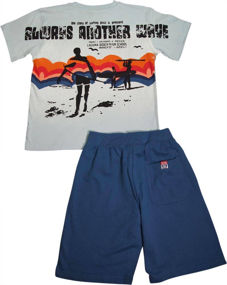 Eastern Off Price – Engroshandel Top- og shortssæt – til børn – Mish Mish småbørn & dreng bomuld kortærmet sæt27