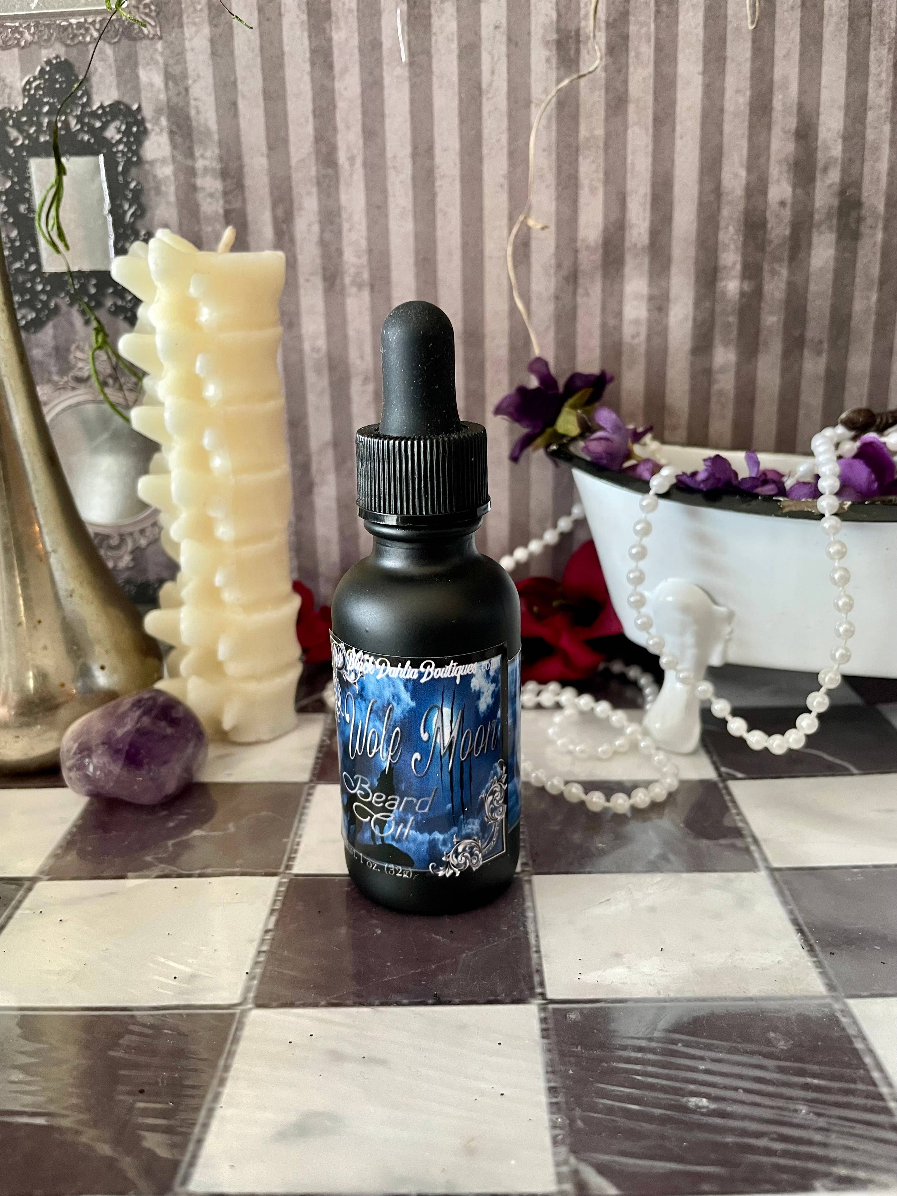 Black Dahlia Boutiques - Venta al por mayor Productos para cuidado de la barba - Aceite de barba Wolf Moon3