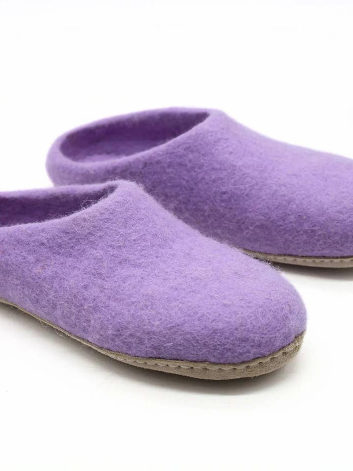 Wool Slip On Indoor Slippers - Cozy, Warm, Non-Slip for wholesale by Woollyfelt