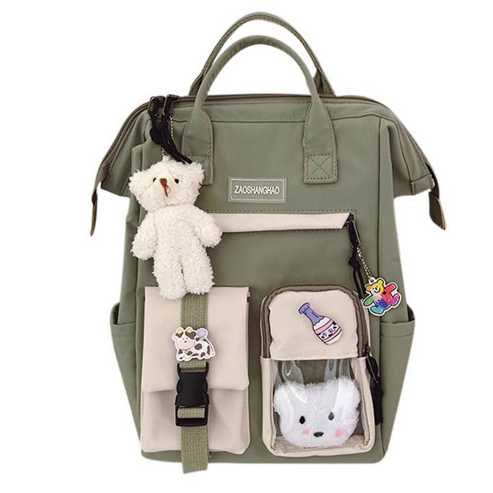 2021 Preppy Purple Backpack Women Waterproof Candy Colors Backpacks Fancy High School Bags for Teenage Girl Cute Travel Rucksack for wholesale on Faire2