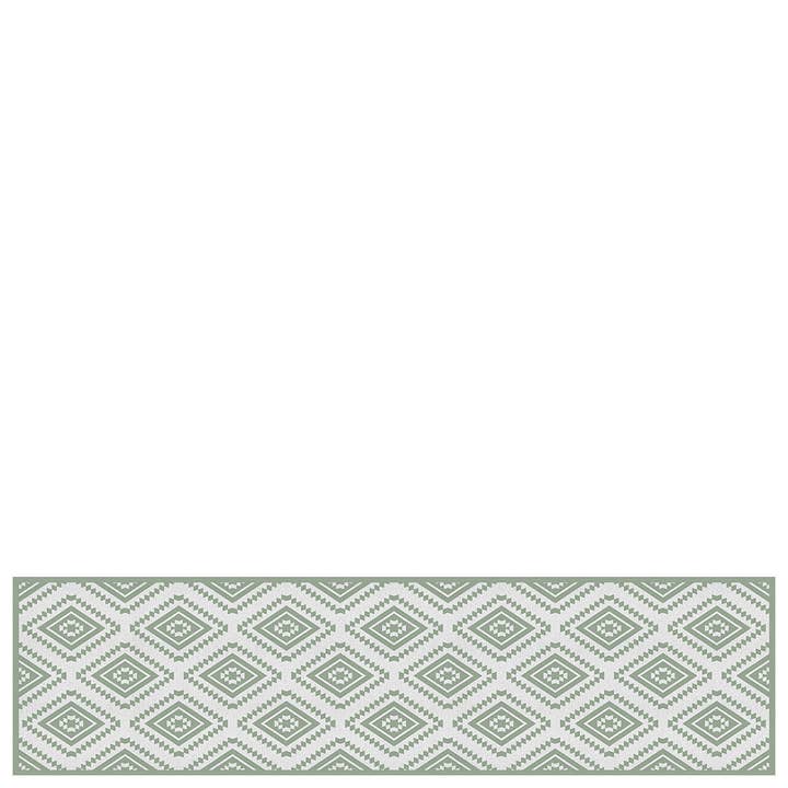 Vinyl gangmåtte “Marrakech” grøn for engroshandel hos Laroom