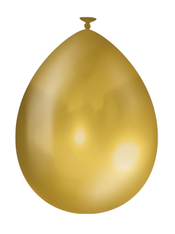 Balloons metallic 50 pcs. - Gold for wholesale by PD Party